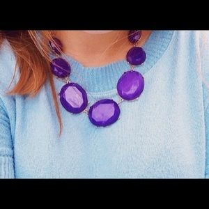 Purple Statement Necklace